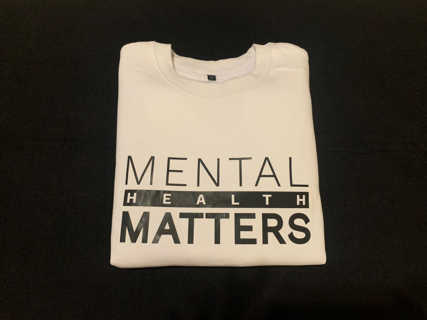 Mental Health Matters Sweater - White (Unisex)